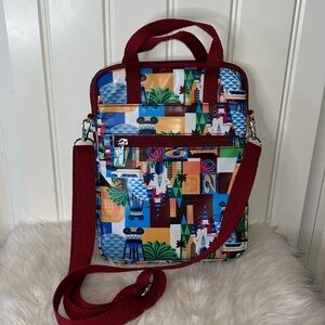 D-Tech Disney World Tablet Phone Crossbody Bag Castle Mickey Mouse Epcot
